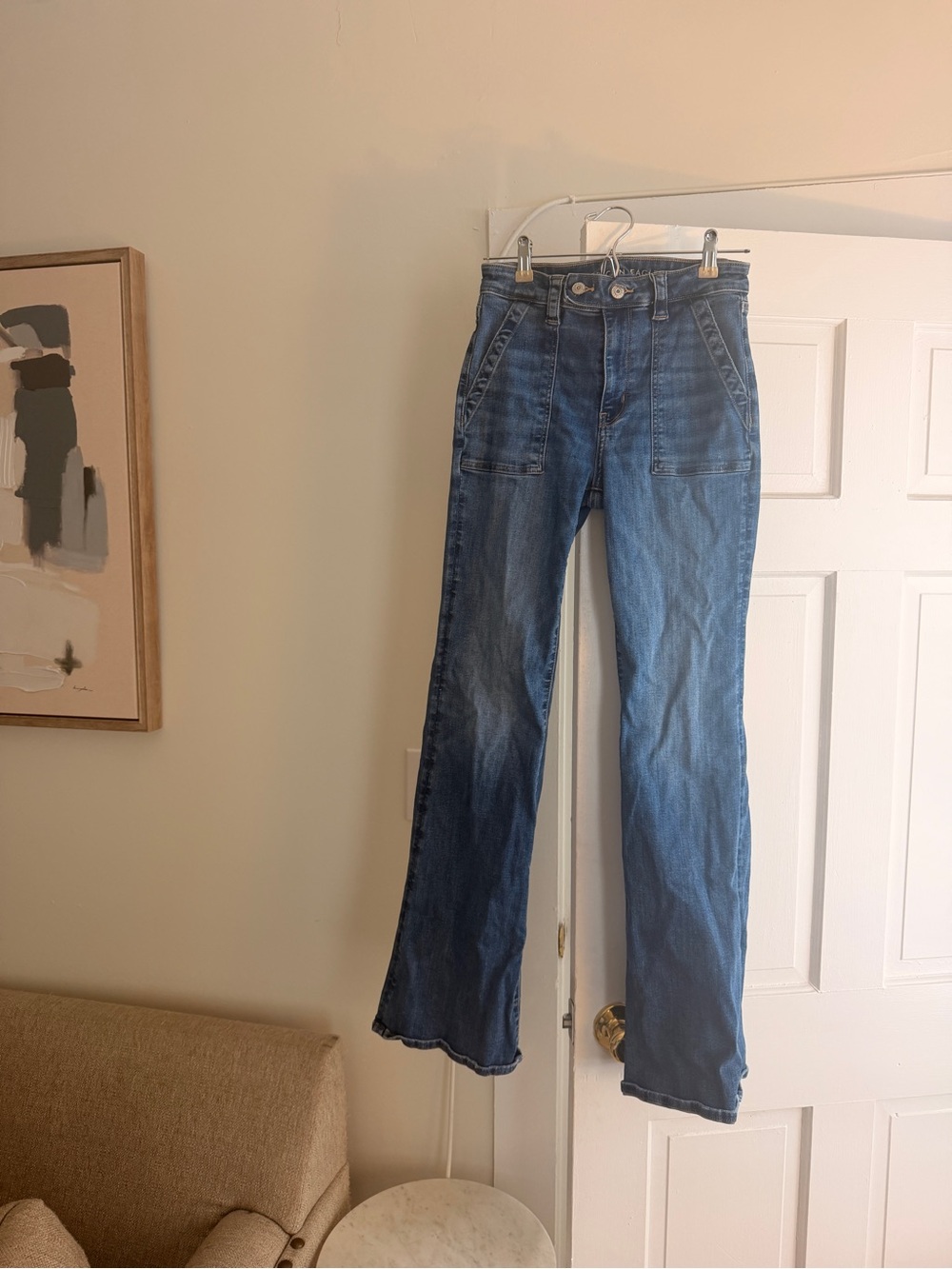 American Eagle Outfitters Blue Flare Jeans